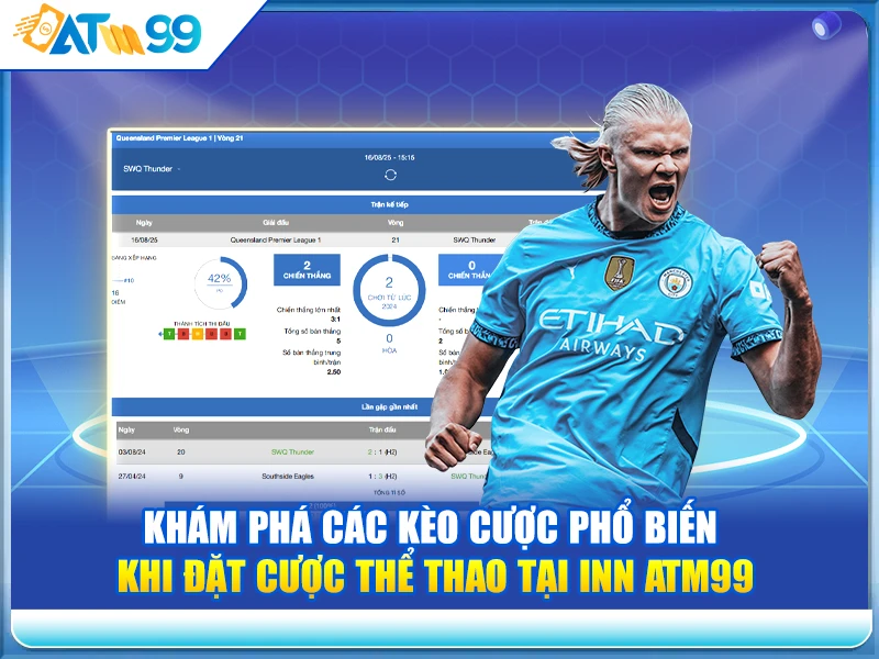 Khám Phá Các Kèo Cược Phổ Biến Khi Đặt Cược Thể Thao Tại Inn ATM99