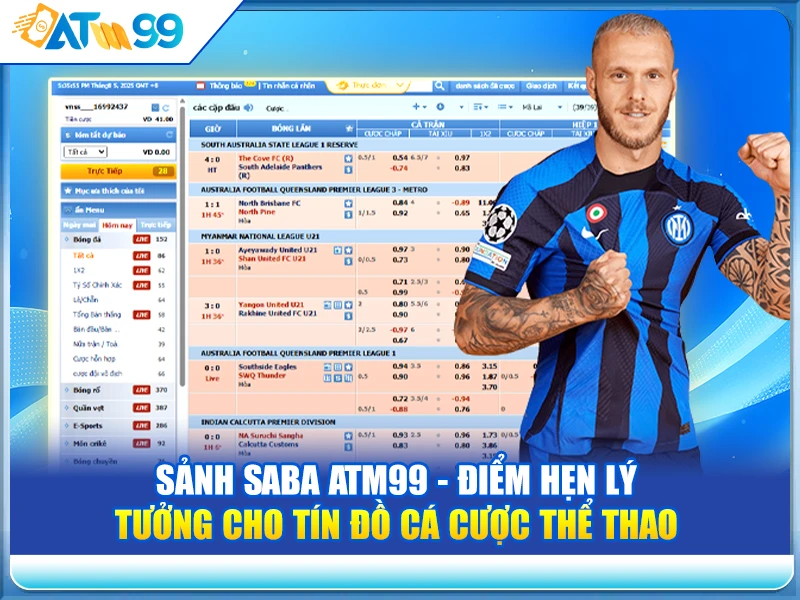 Thế Giới Cá Cược Tại Sảnh SABA ATM99 - Điểm Hẹn Lý Tưởng Cho Tín Đồ Cá Cược Thể Thao